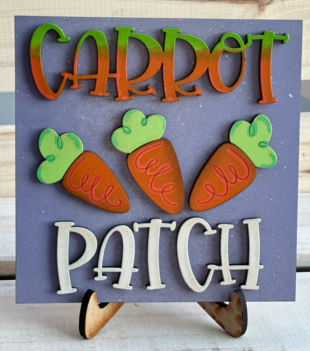 Tile carrot patch Easter