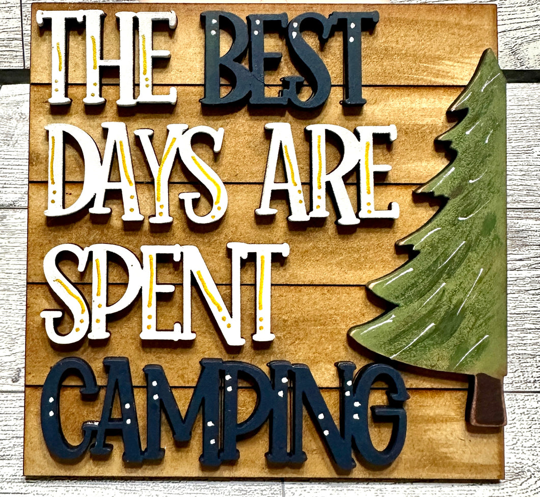 Tile - best days are spent camping
