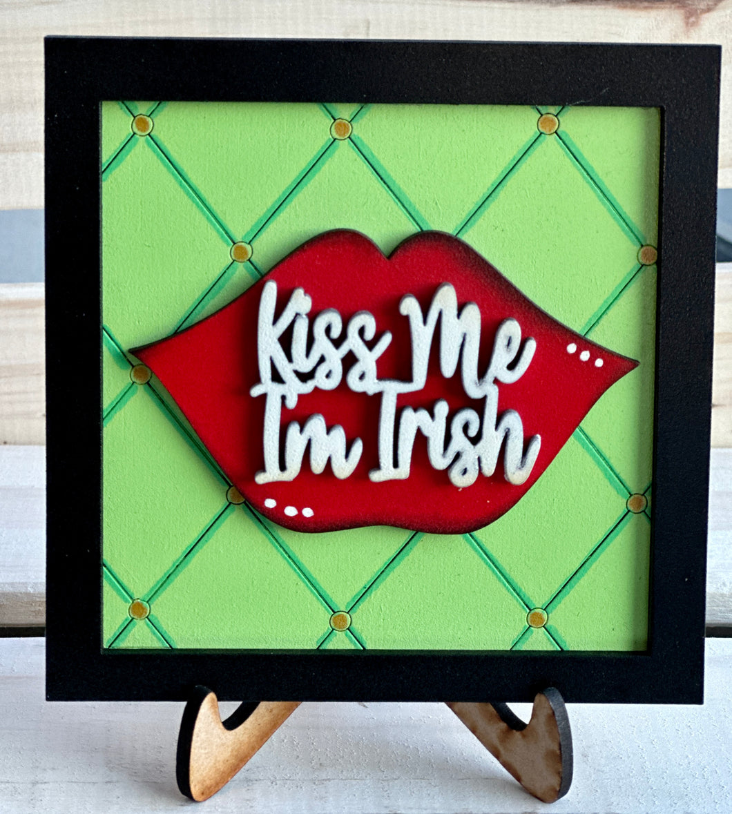 Tile-Kiss me I'm Irish