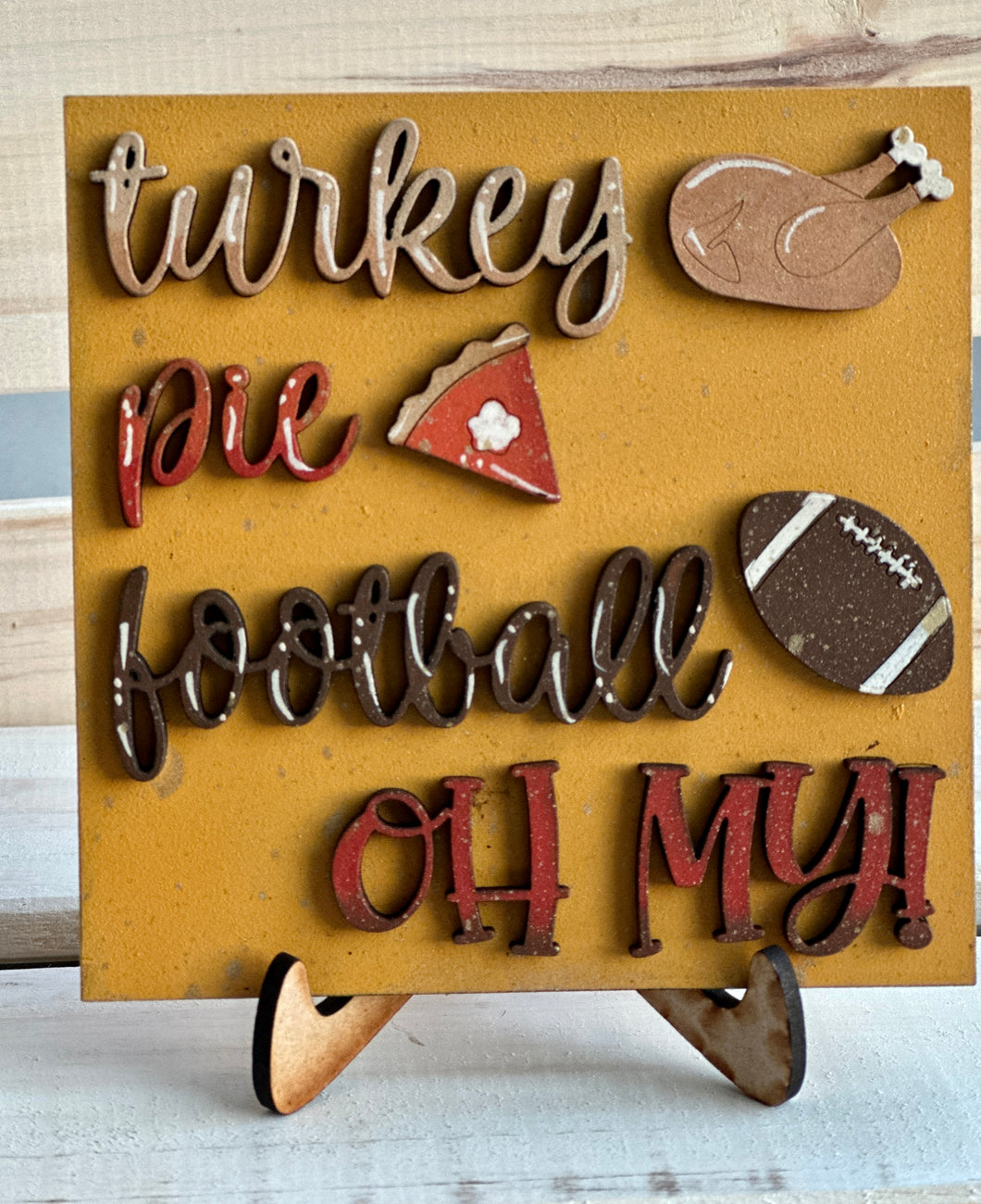 Tile - Turkey, pie, football oh my