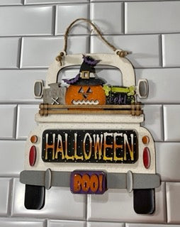 Halloween interchangeable truck insert